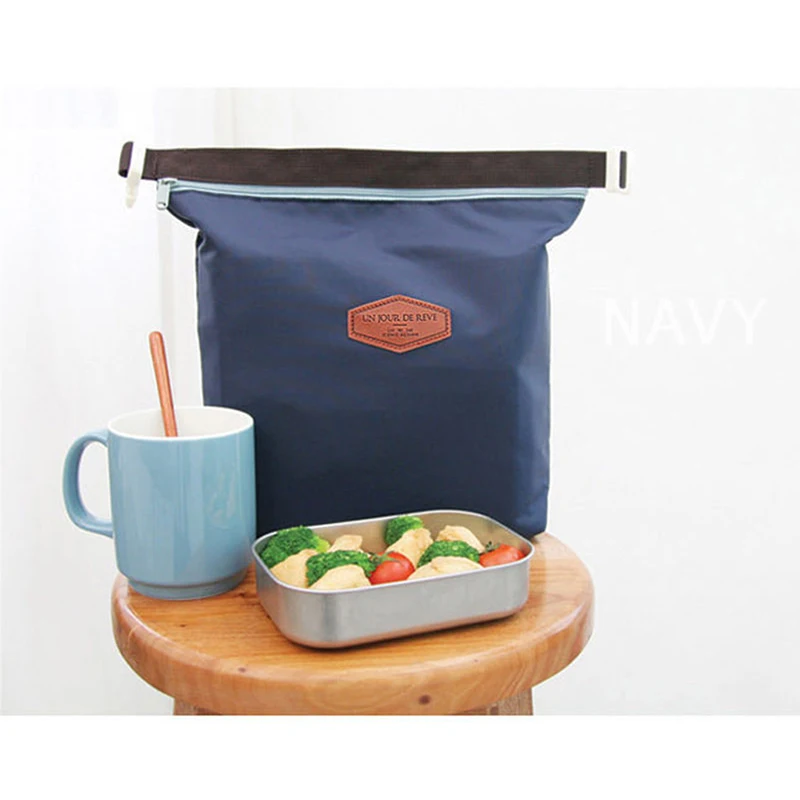 Fashion Portable Thermal Insulated Lunch Bag Cooler Lunchbox Storage Bag Lady Carry Picinic Food Tote Insulation Package 882800 images - 6