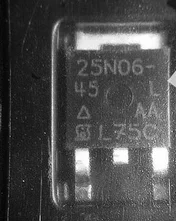 

5 шт./лот SUD25N06-45L IC