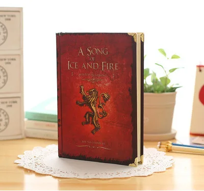 Записная книжка "Игра престолов", записная книжка "Песнь Льда и Огня", размер А5, офисные канцелярские принадлежности, Офисная записная книжка для студентов