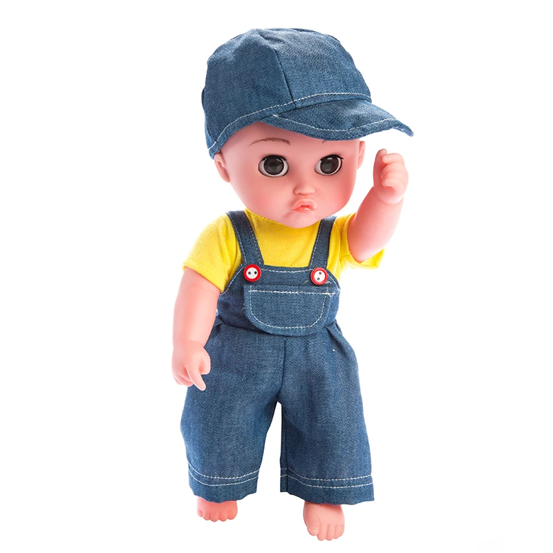 

Cute Simulation Baby Doll Silica Gel Soft Plush Baby Doll Cloth Girl Creative Toy Fashion Speelgoed Meisjes Kids ToysDJ60WW