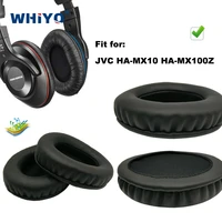 replacement ear pads for jvc ha mx10 ha mx100z ha mx10 mx 10 headset parts leather cushion velvet earmuff earphone sleeve cover
