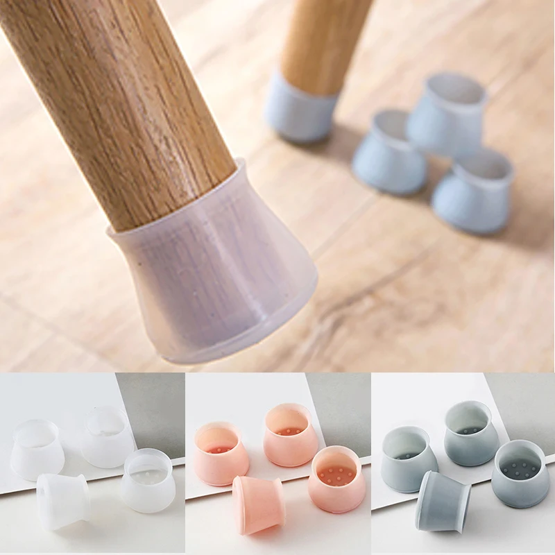 4 шт. стул подставка под ножку силиконовый ножек стола Кепки мебельная фурнитура