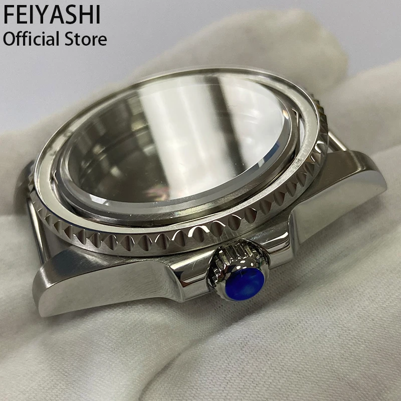 watches accessories Men's watches case Submariner Series For Japan seiko nh35 nh36 dial movement Eyeless covers Sapphire Glass