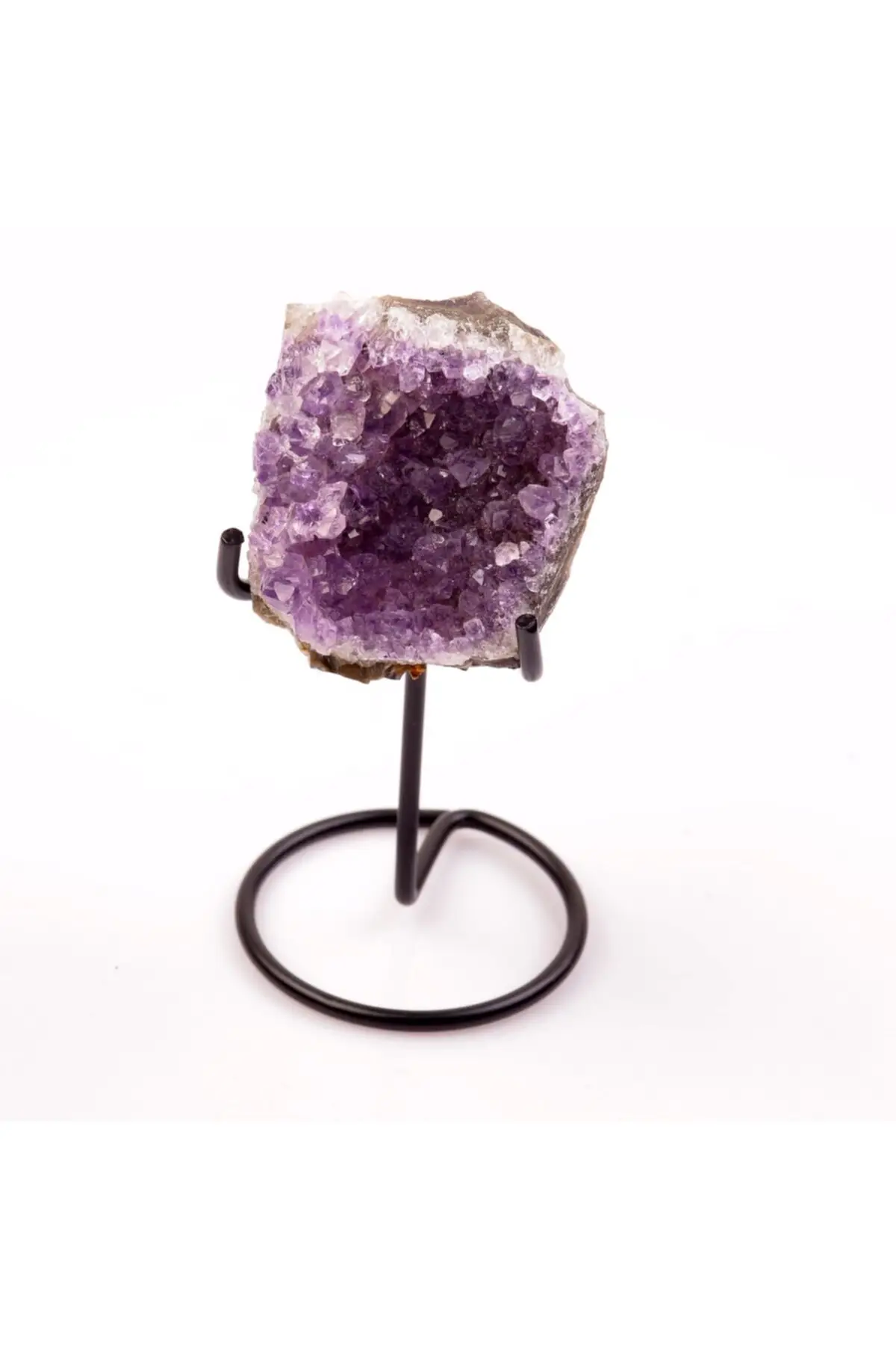 

Amethyst Stone Bulk Metal Standing Amethyst Rose Quartz Healing Stone Energy Ore Mineral Crafts Home Decoration