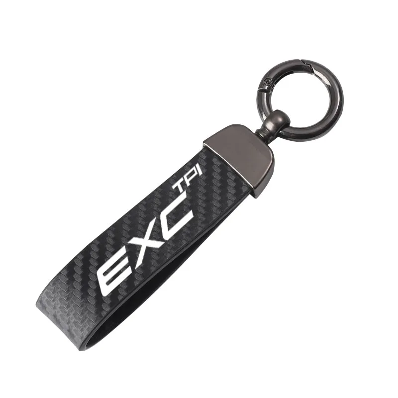 

Carbon fiber motorcycle key chain key ring For Ktm Exc Motorcycle Accessories