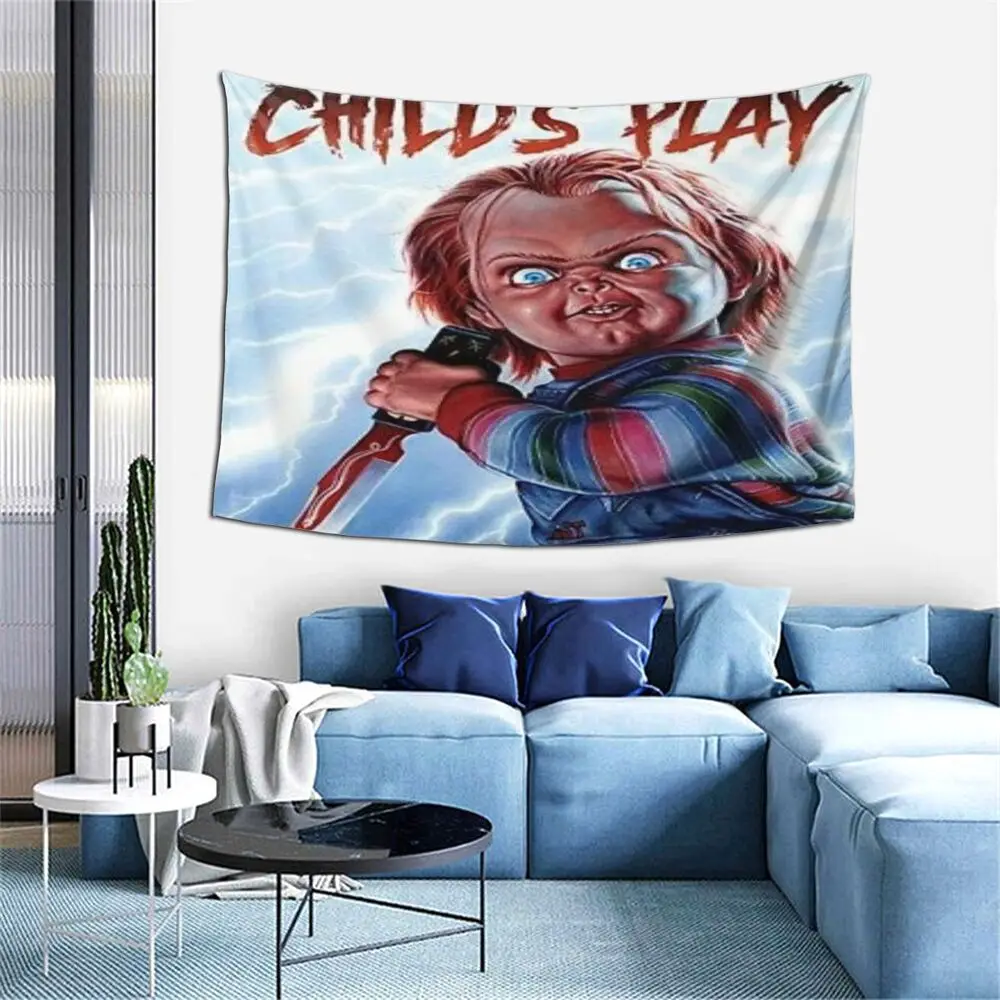 Гобелен на Хэллоуин плакат из фильма ужасы таинственный настенный подвесной