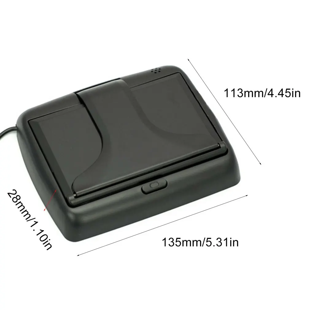 

Solid And Practical Car 4.3 Inch Folding Car Display Hd Visual Reversing Image System Av Input Screen Display