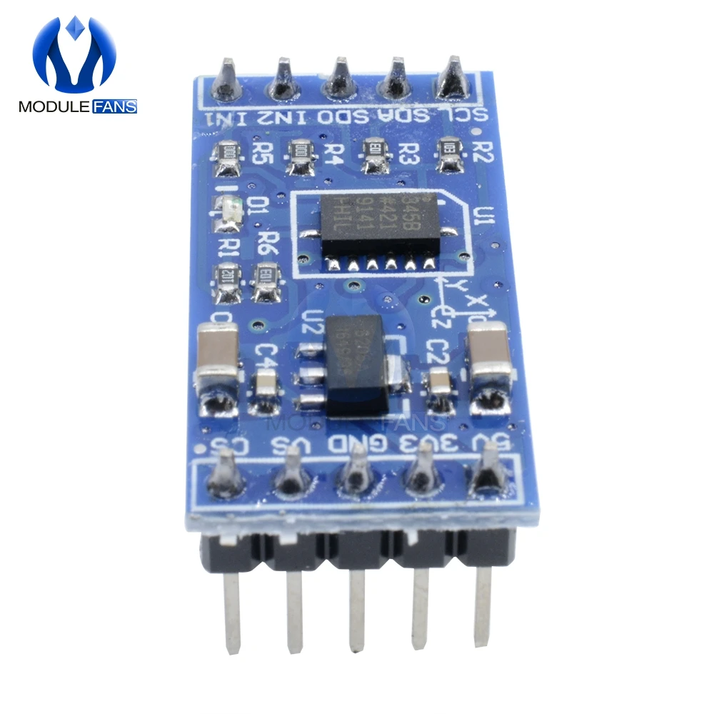 5V 3 V Цифровой ADXL345 три оси гравитационный Сенсор ускорение зарядная Модульная