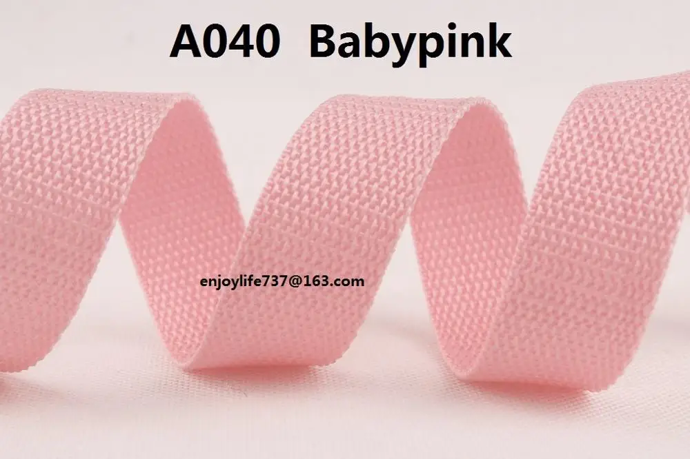 20/25/32/38/50 мм широкий pp лямки лента ремешок babypink хаки цвет морской волны темно цвета: красный и коричневый фиолетовый, серый, фиолетовый, пик зеленый части пояса - Цвет: A40 Babypink