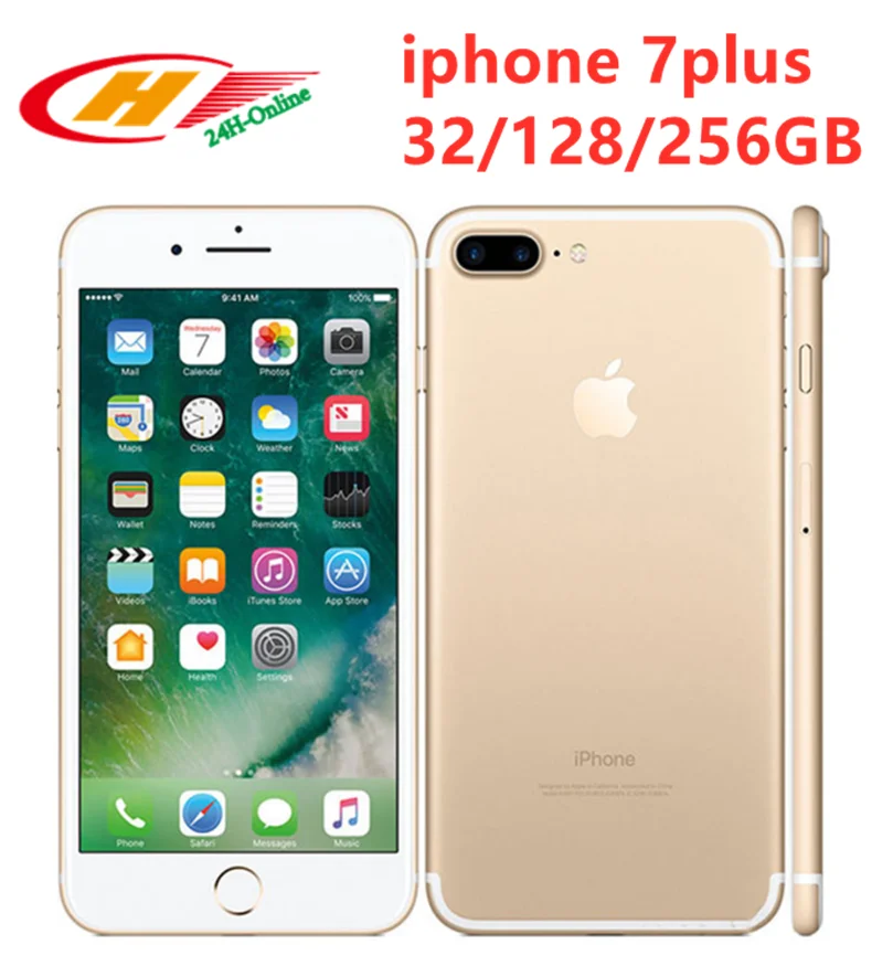 Для Apple iPhone 7 Plus разблокирован 12MP 4 аппарат не привязан к оператору сотовой связи 5," 4 ядра A10 3g Оперативная память 32/128G/256 Встроенная память NFC мобильного телефона