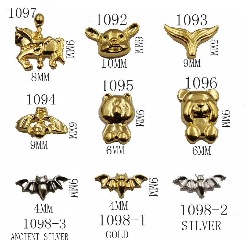 10 шт./лот японская Золотая Серебряная лиса медведь пчела летучая мышь карусель