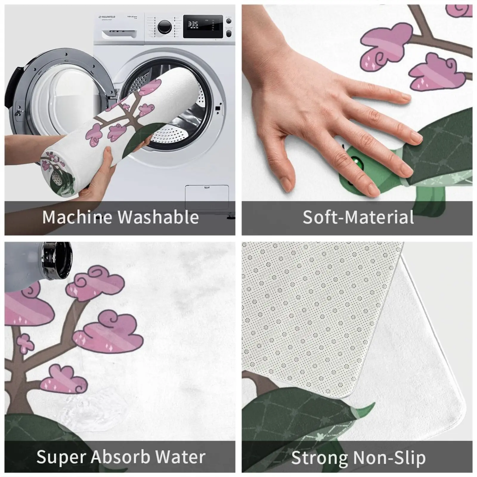 Черепаха с облаком коврик подушка Мягкий Нескользящий милый недорогой