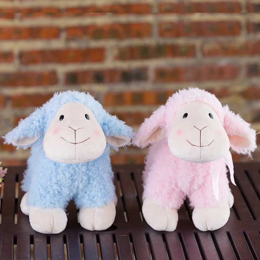 Мягкая кукла из овечки для детей подарок на Пасху очаровательная игрушка ягненка