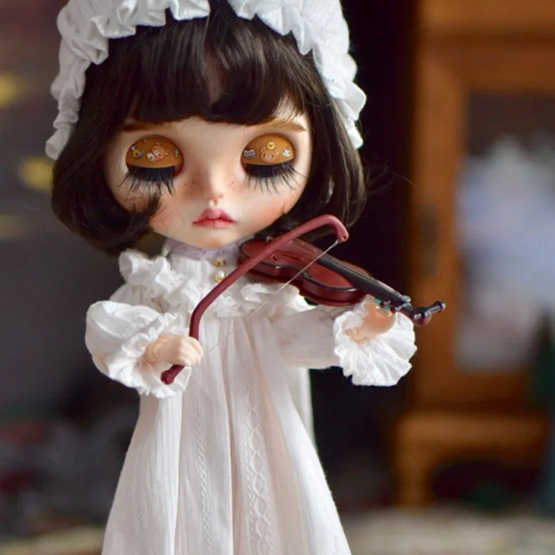 10 шт./лот 1/6 искусственная кукла украшение для сцены (скрипка куклы Azone BJD Barbiedoll High