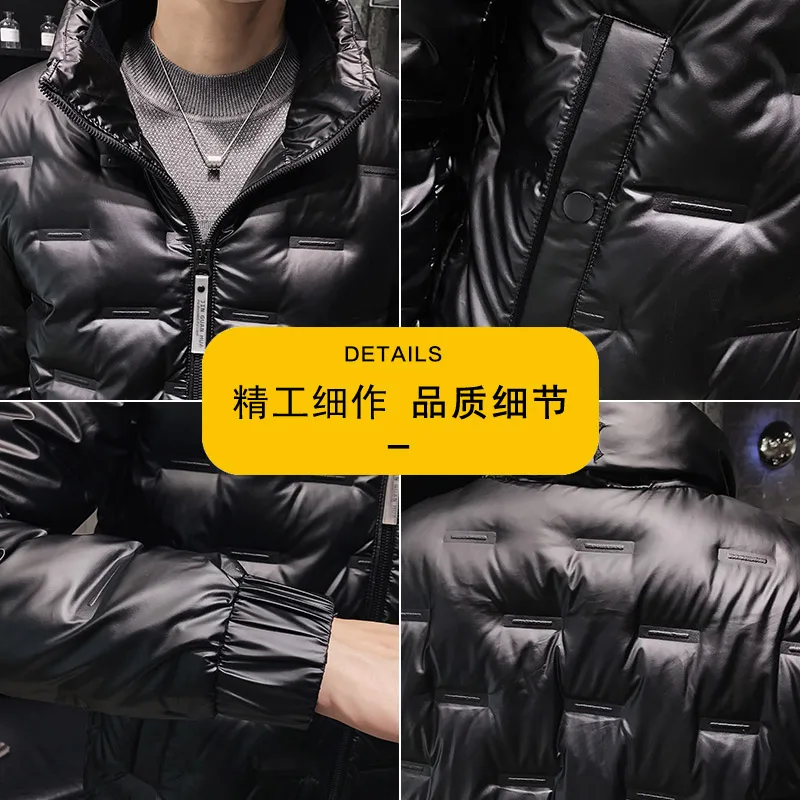 

White Duck Men's Down Jacket Brand Winter Jacket For Men waterproof Coated glossy fabric Men's Winter Down Jacket Coat QY56