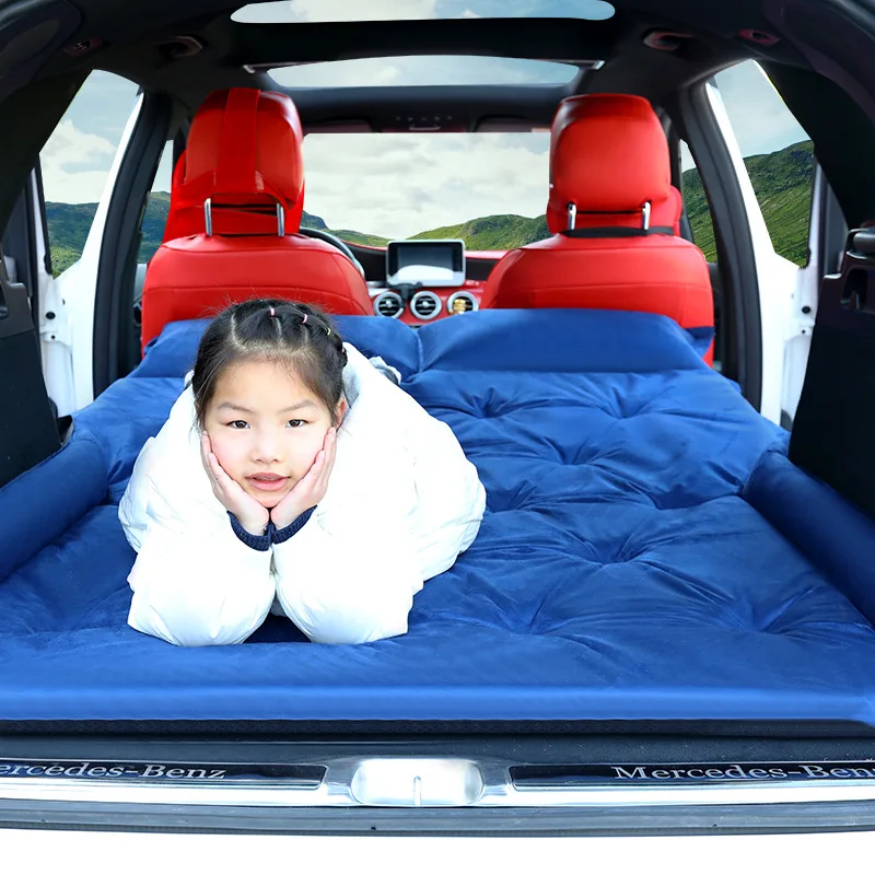 

Automatic Inflation SUV Air Mattress Travel, Camping, Vacation | Back Seat Blow-Up Sleeping Pad | Truck, SUV, Minivan