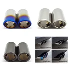 Наконечник глушителя для Audi A4 B8 A3 A1 Q5 VW Tiguan Volkswagen Passat B7 аксессуары для CC, 2 шт.