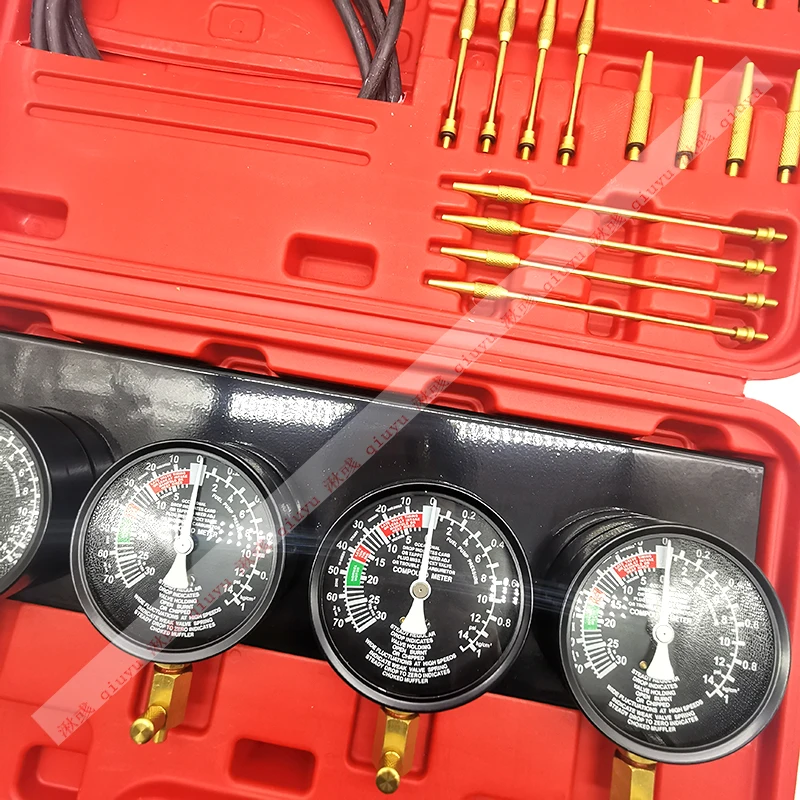Motorcycle Fuel Pump Carburetor Vacuum Pressure Gauges Test Synchronous Balance Tool Positive Negative 4 Cylinder | Автомобили и