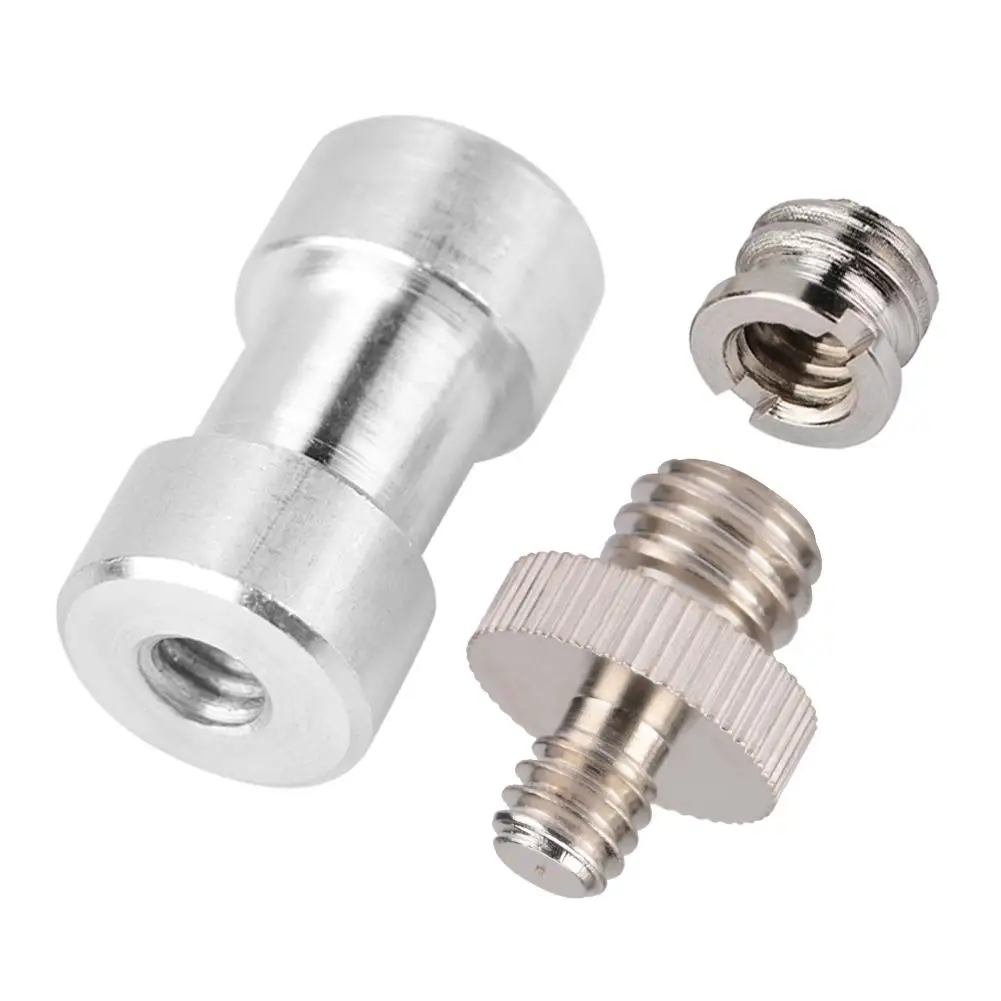 

10pc Male To Female Screw Adapter 1/4" 3/8" Mount Set Thread Screw Adapters Convert For Camera Tripod Light Stand