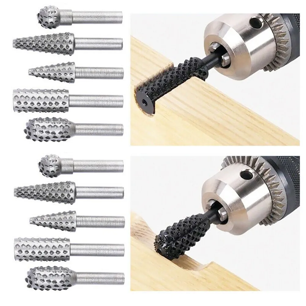 

Drill Bits 10pcs Burr Grey Grinding HSS High Speed Steel Kit Polishing