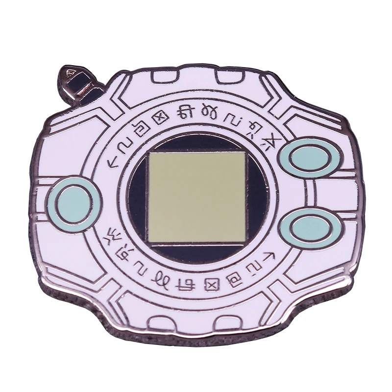 Digimon Приключения Digivice эмалевая булавка Классическая Брошь в стиле ретро 90s