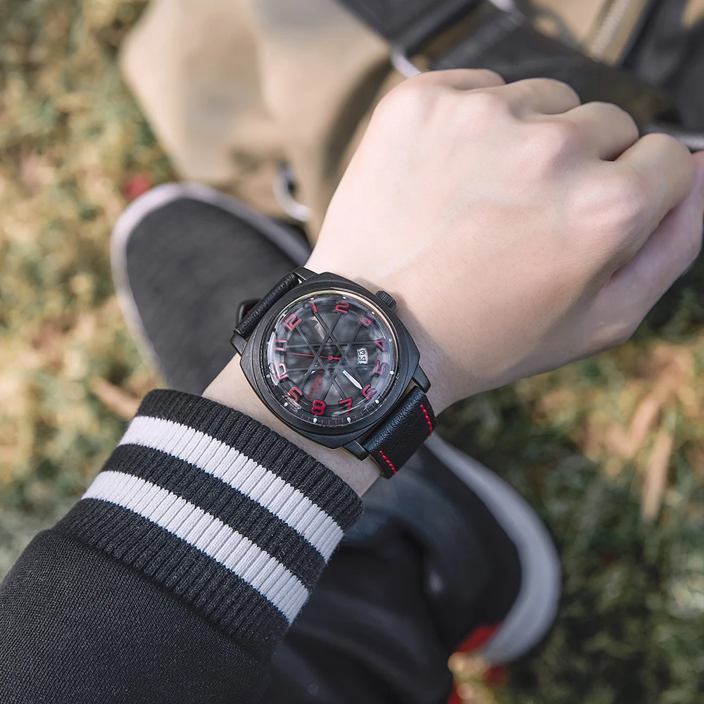 Часы EYKI мужские кварцевые в стиле милитари креативные водонепроницаемые