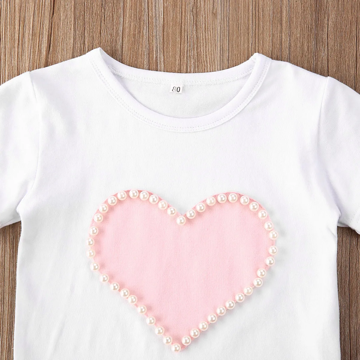 Футболка с коротким рукавом и принтом в виде сердца юбка | Мать ребенок