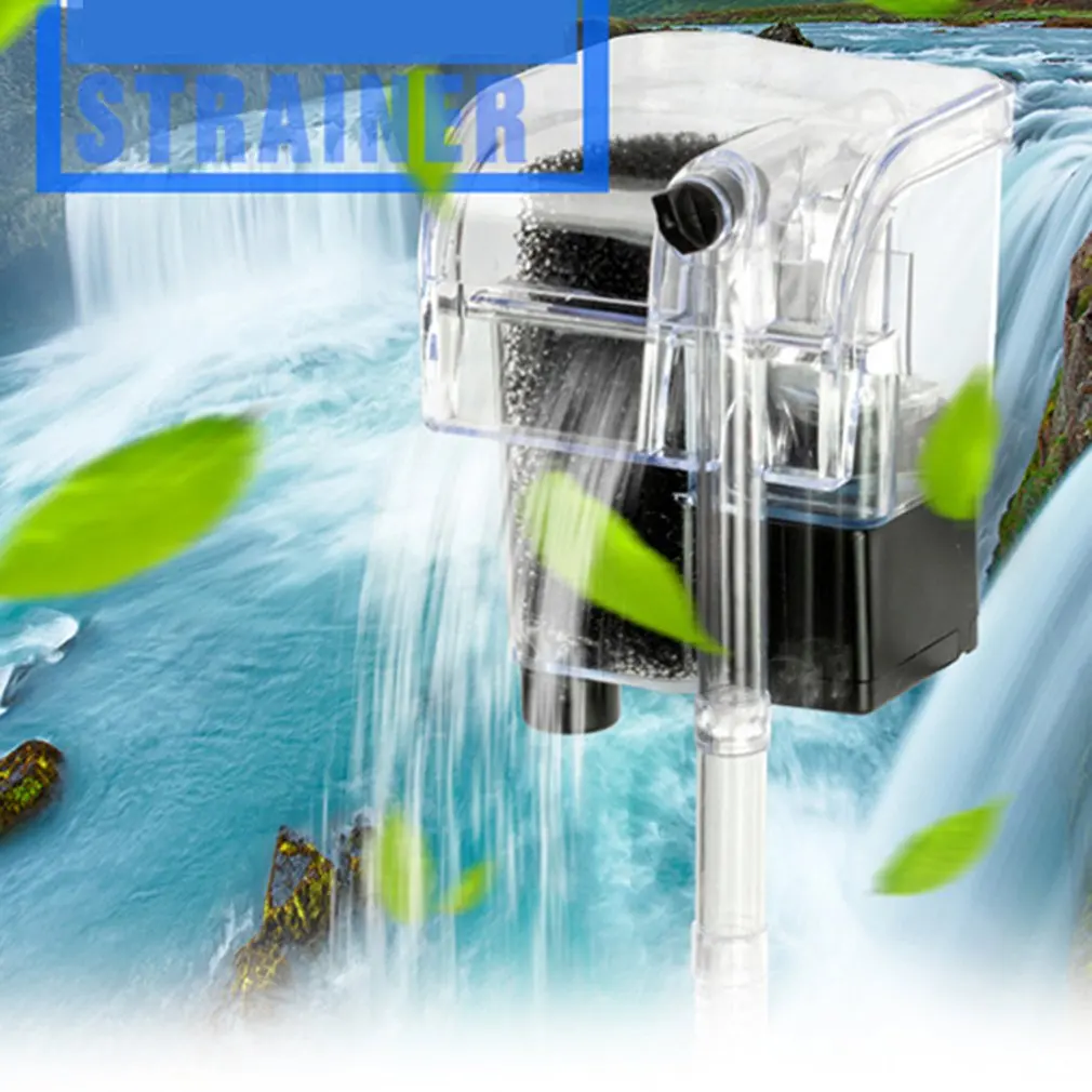 

Аквариумный фотофильтр фильтр для водопада, настенный бесшумный фильтр для аквариума с разъемом, компактное профессиональное снижение уро...