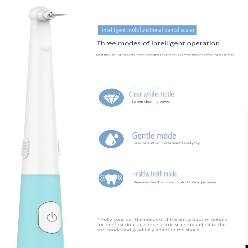 

2In1Multi-Function Electric Toothbrush Flosser Tooth Cleaner Calculus Teeth Cleaning Whitening Device