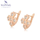Xuping, модные ювелирные изделия, Новое поступление, женские серьги с покрытием из розового золота, A00702823