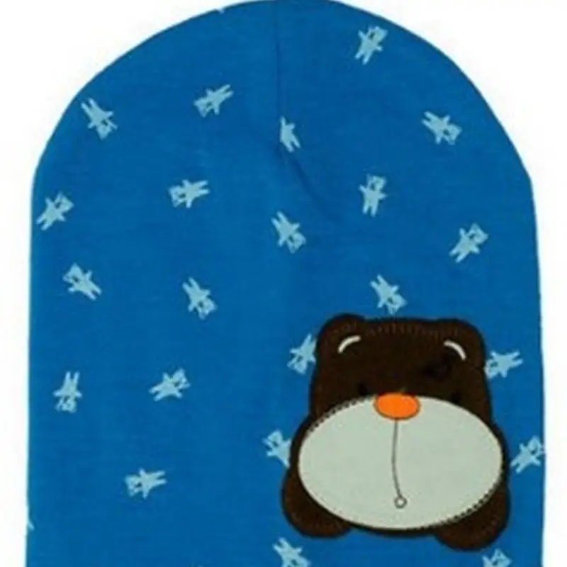 

Animal Print Caps for Boys Children Baby Hat Cotton Warm Baby Beanie Elastic Cartoon Boys Hat Newborn Baby Accessories