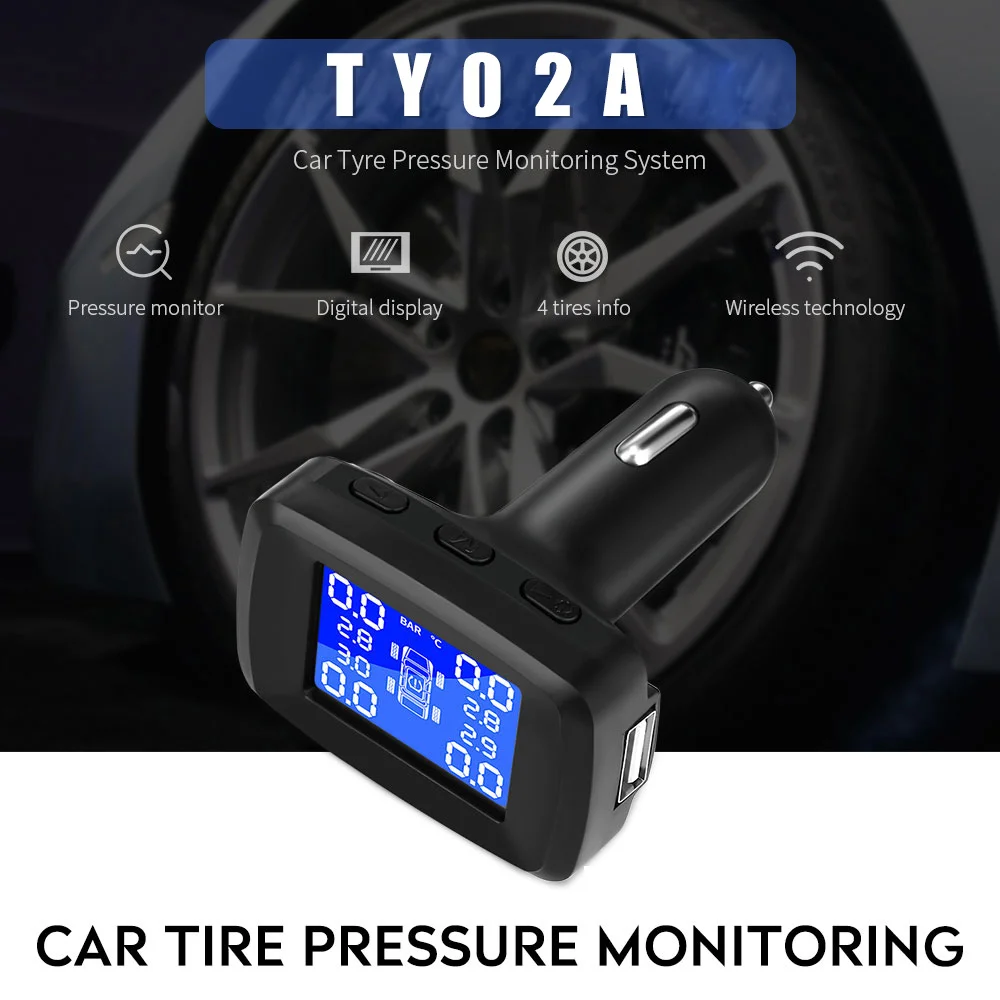 Сигнализация давления в шинах TPMS автомобильный контроль 4 шт. датчик