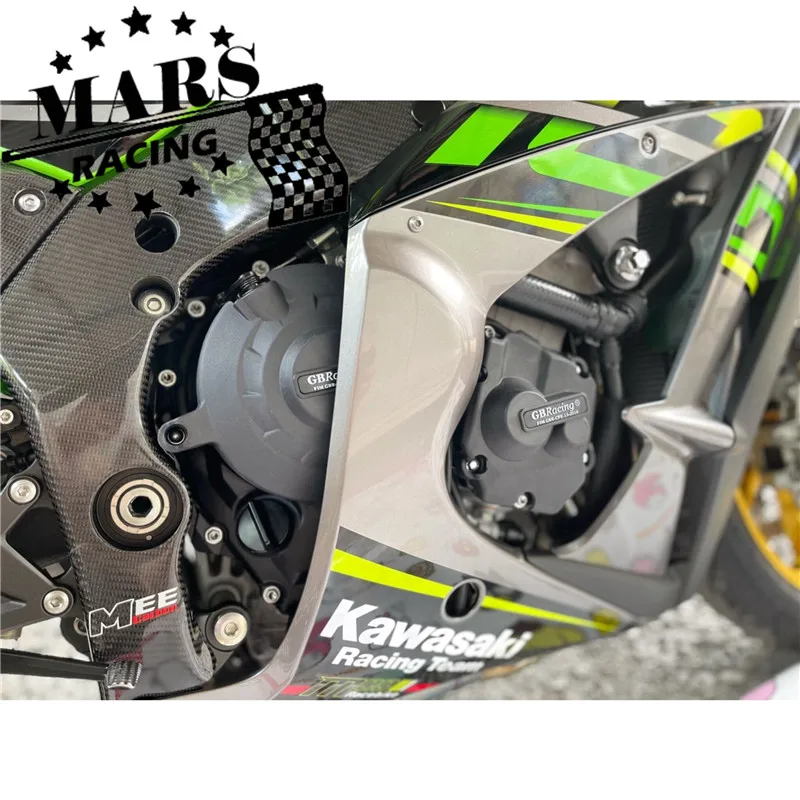 

Для Kawasaki ZX10R 2011 2012 2013 2014 2015 2016 2017 2018 2019 2020 2021 Защитная крышка двигателя с защитой от падения