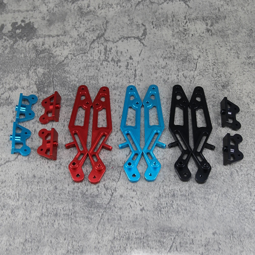 RCAWD-juego de montaje de aler&oacute;n trasero de aluminio para Arrma 1-8, KRATON NOTORIOUS OUTCAST, TALION, TYPHON, coches, piezas de actualizaci&oacute;n-5