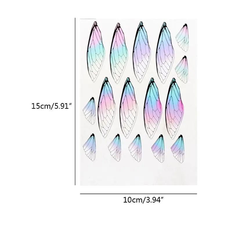 Серьги Подвески ручной работы в форме стрекозы из искусственного материала виде