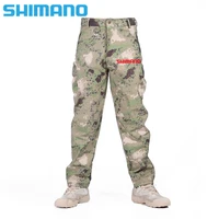 shimano multifunctional fleece tactical pants windproof waterproof and breathable camouflage shark skin soft shell fishing pants