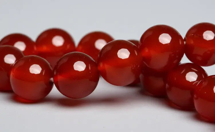 Красные Бусины Из халцедона золотое покрытие богатство Божьего зверя (PIXIU)