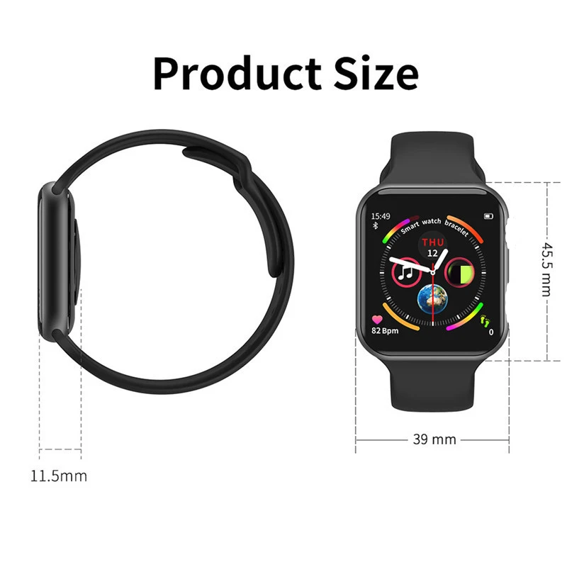 Смарт часы Finow F10 с Bluetooth ЭКГ монитор сердечного ритма iwo 8 lite умные для Android IOS PK xiaomi
