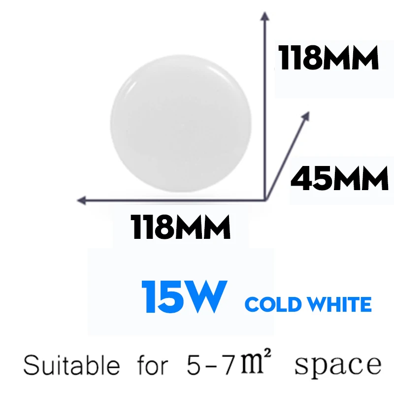 15W cold white New design Panel lights Surface Mounted Led Panel Downlights Luminaire for Living Room Round Ceiling Downlight Indoor Lighting - Испускаемый цвет: 15W cold white