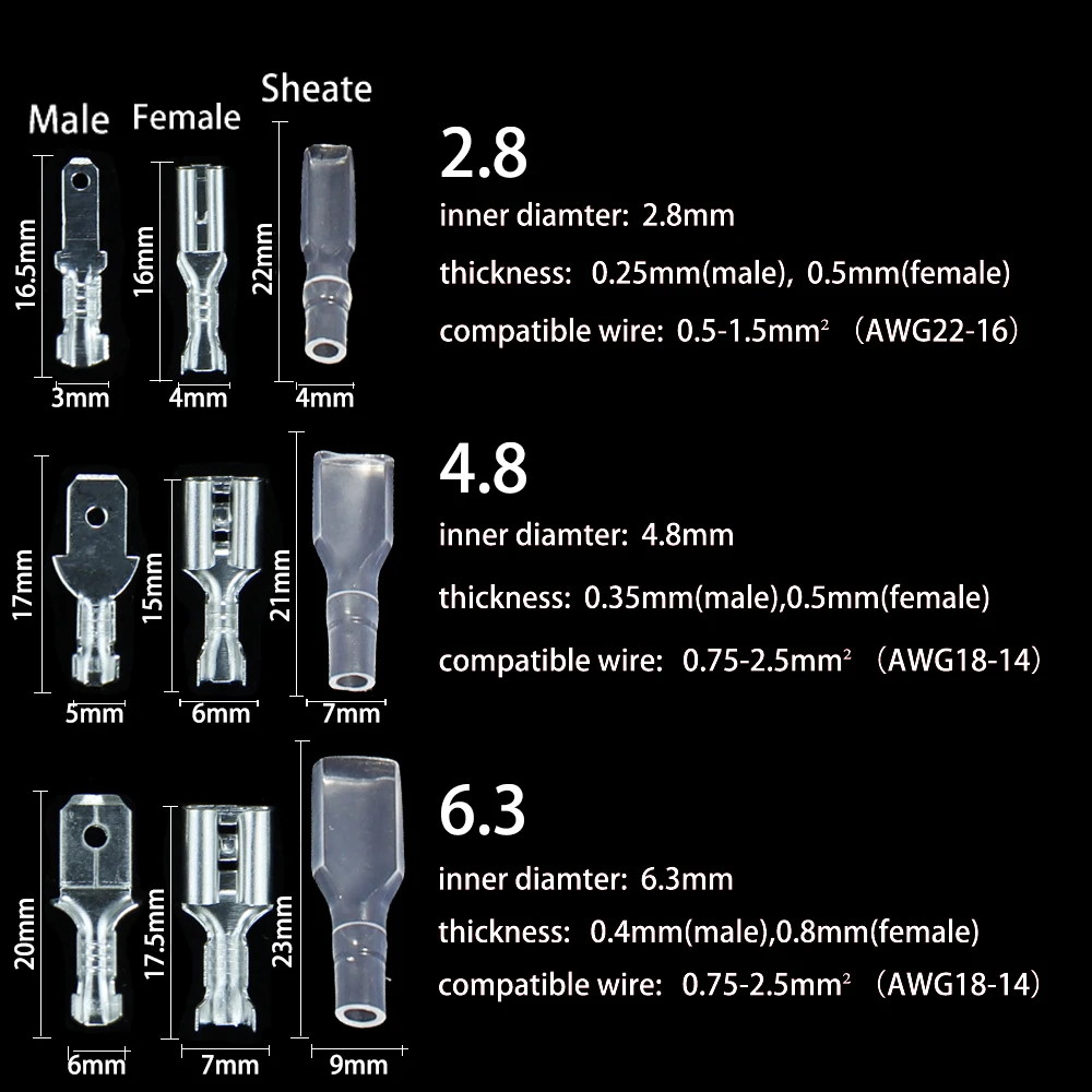 2 8/4 8/6 3 мм обмотки Общая коробка соединения крест обжимные клеммы электрические