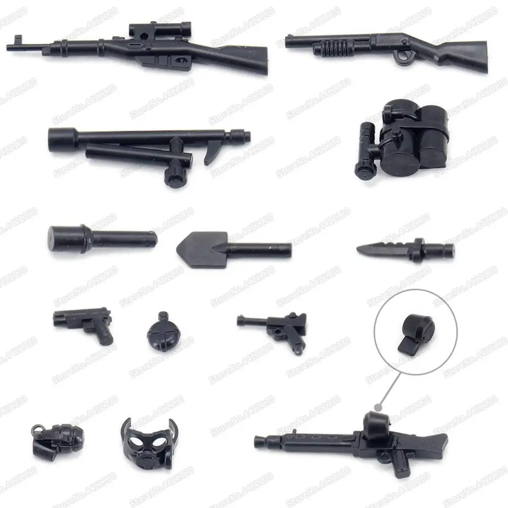 Военная Униформа Пособия по немецкому языку армии фигурки с оружием WW2