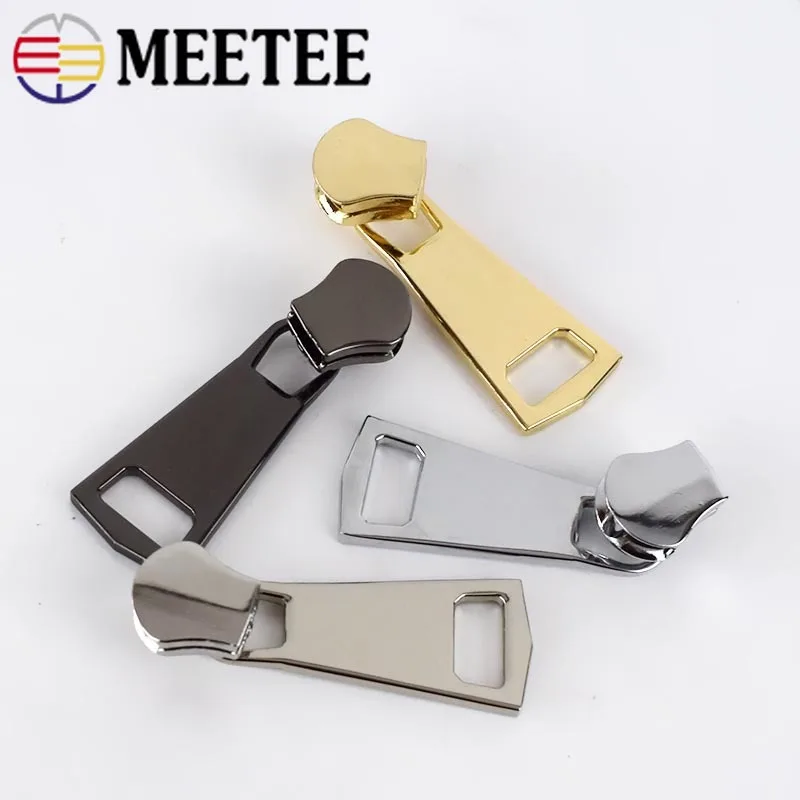 5Pcs Zipper Sliders for 5# 8# 15# Metal Zips Clothes Zippers Head Zip Repair Kits Replacement Slider Tools DIY Sewing Accessory | Дом и сад