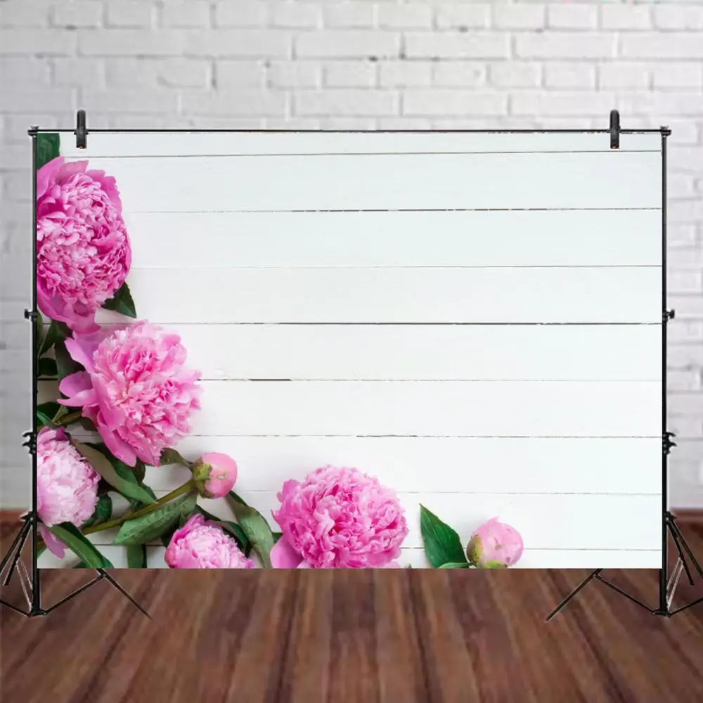 

Фотостудия деревянный пол печать фоны романтическая Цветочная Фотография Студия видео искусство тканевый фон для камеры Фото