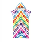 Пляжное полотенце с капюшоном из микрофибры, абсорбирующее, быстросохнущее