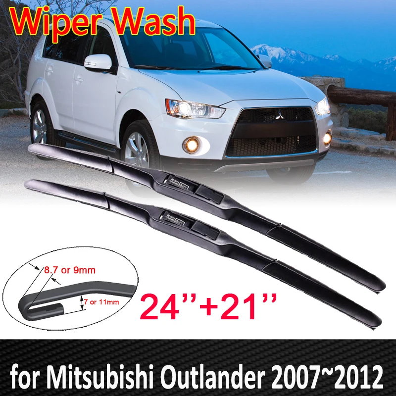 

for Mitsubishi Outlander 2007 2008 2009 2010 2011 2012 2rd Gen Car Wiper Blade Windscreen Windshield Wipers Car Accessories