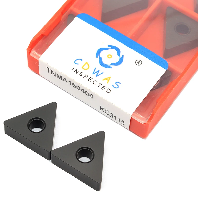 

10PCS TNMA160408 KC3115 Flat Carbide Inserts High Quality TNMG 160408 External Turning Tool CNC Lathe Cutter Tool For Cast Iron