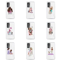 mom and baby 1 phone case for huawei p40 p30 p20 mate honor 10i 30 20 i 10 40 8x 9x pro lite transparent cover