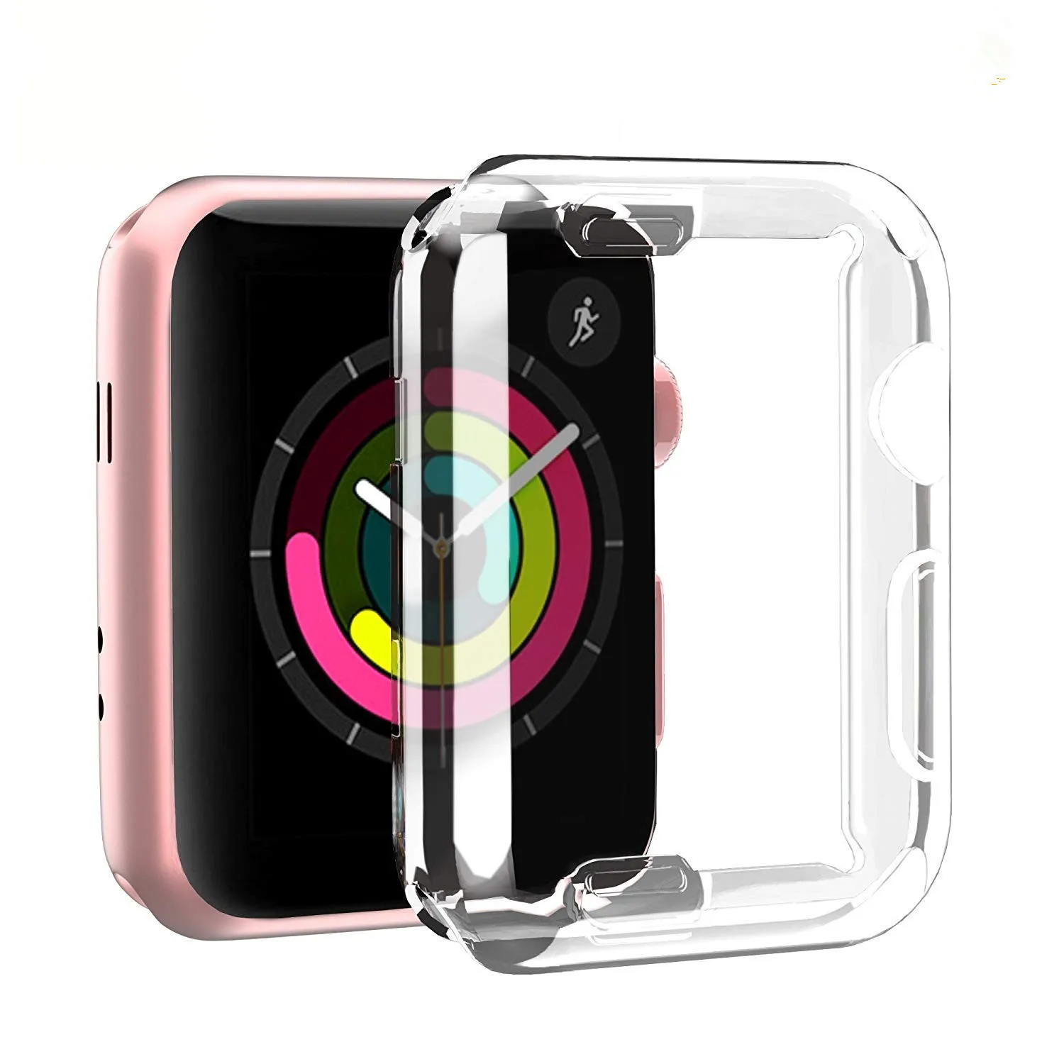 Полноразмерный IWatch 4 репрезентативный чехол прозрачный для Apple Watch из ТПУ защита