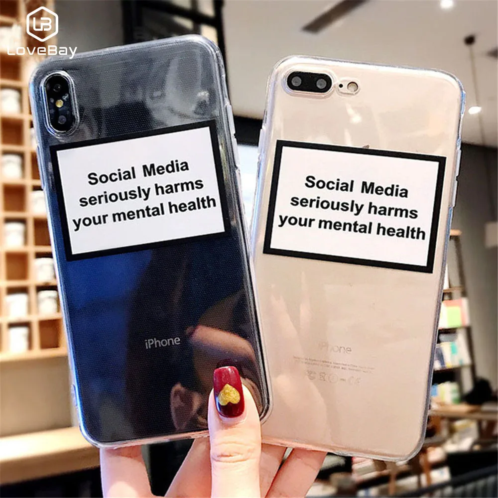 Прозрачный чехол Lovebay для iPhone 6 6S 7 8 Plus 11 Pro X XR XS Max 5 5s SE чехлы телефонов мягкая