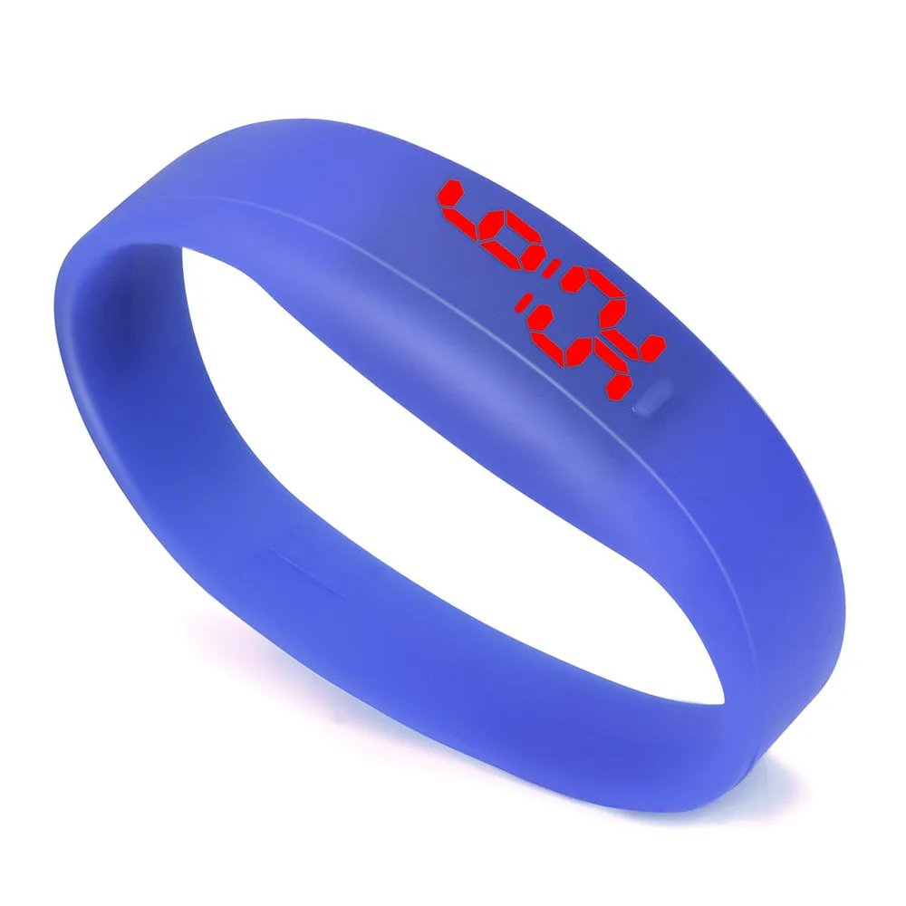 Часы наручные женские цифровые с силиконовым ремешком светодиодные 03 * | Наручные